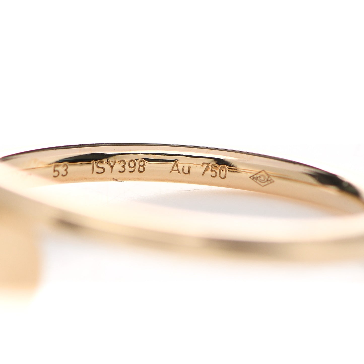 18K Yellow Gold Small Juste Un Clou Ring 53 6.25
