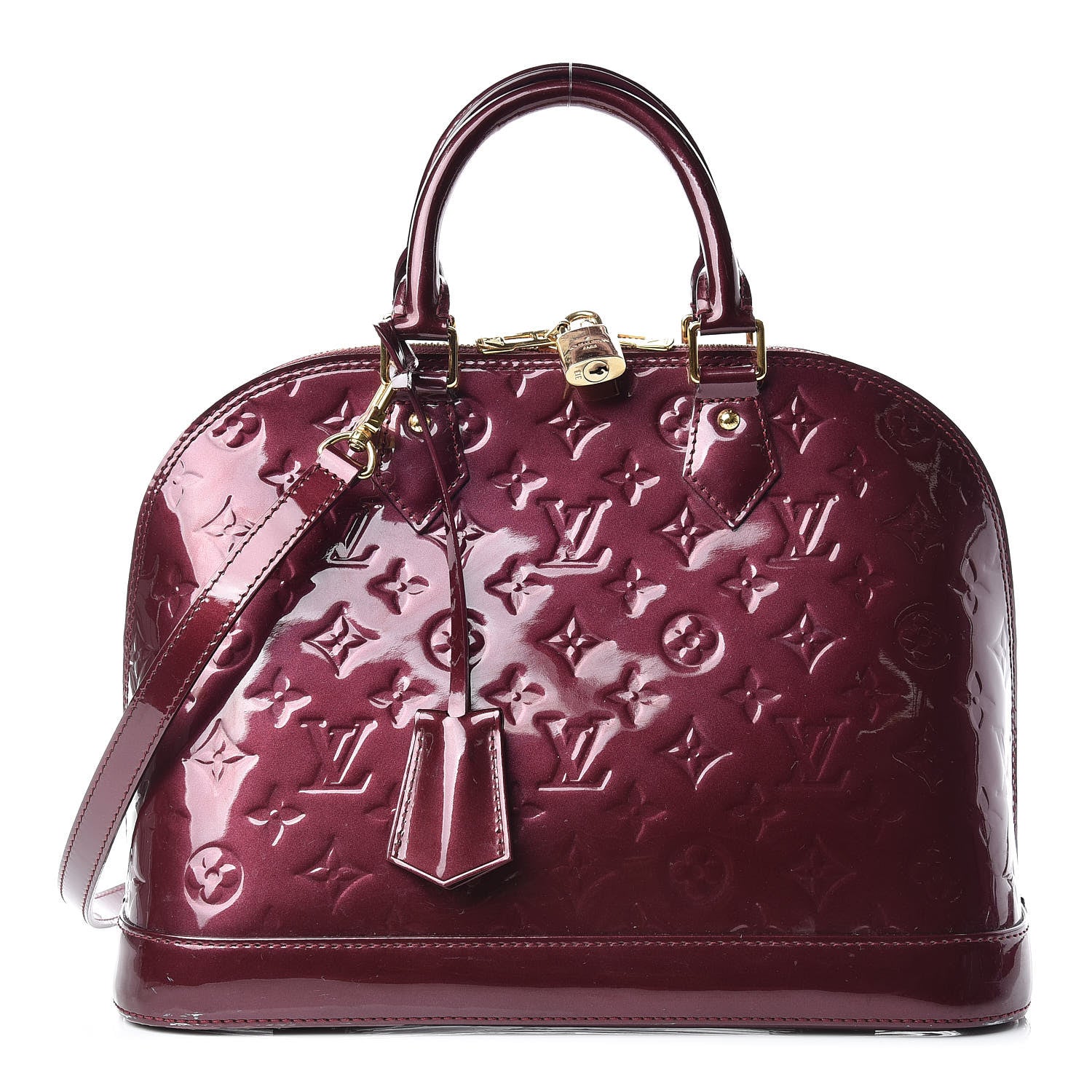 Louis Vuitton Vernis Alma PM Rouge Fauviste 1 of 18