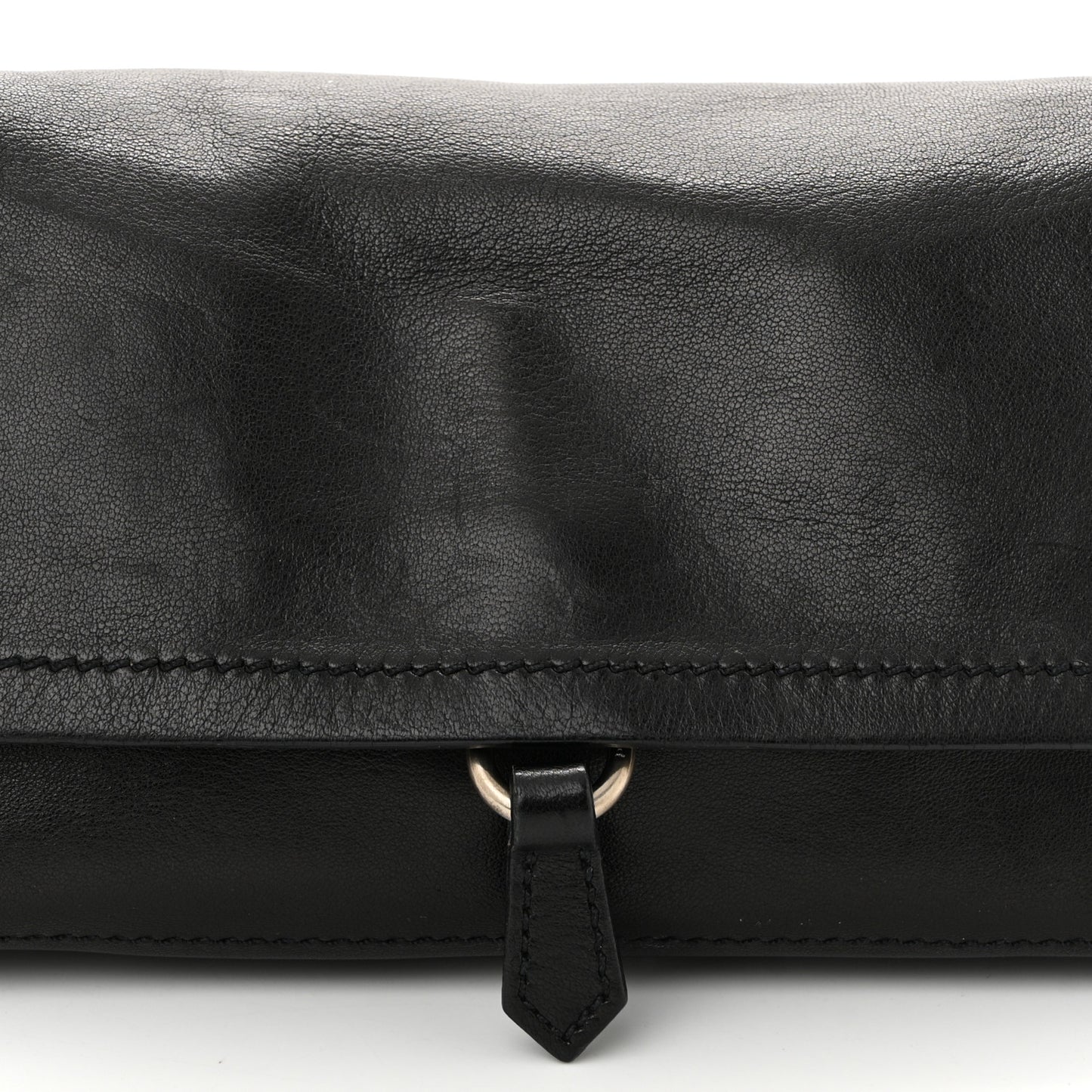 Soft Calf Shoulder Bag Black