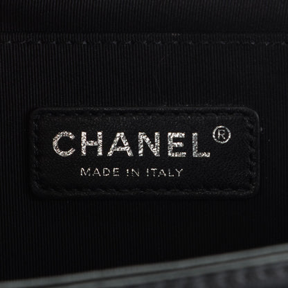 Chanel Lambskin Quilted Medium Boy Flap Black 10 of 11