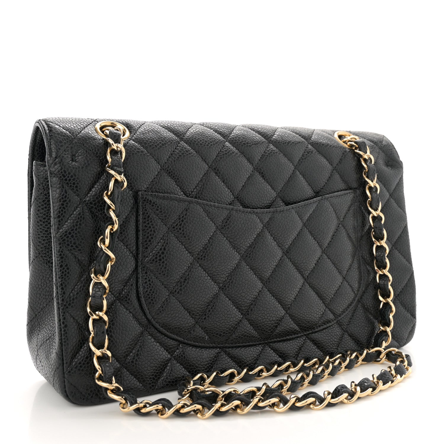 Chanel Caviar Quilted Medium Double Flap Black 3 of 11