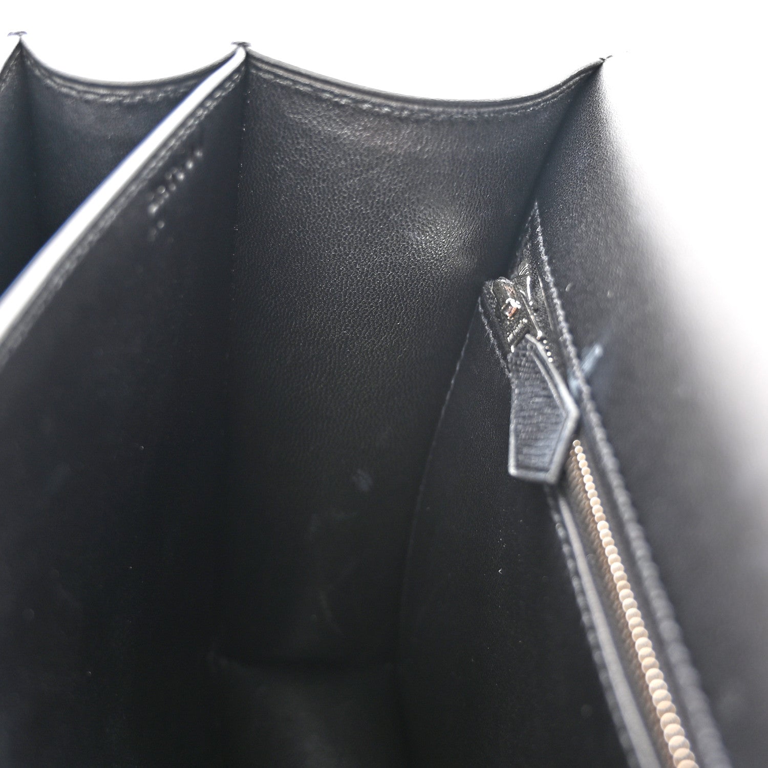 Hermes Madame Calfskin Lizard Constance 24 Black Ombre 14 of 15