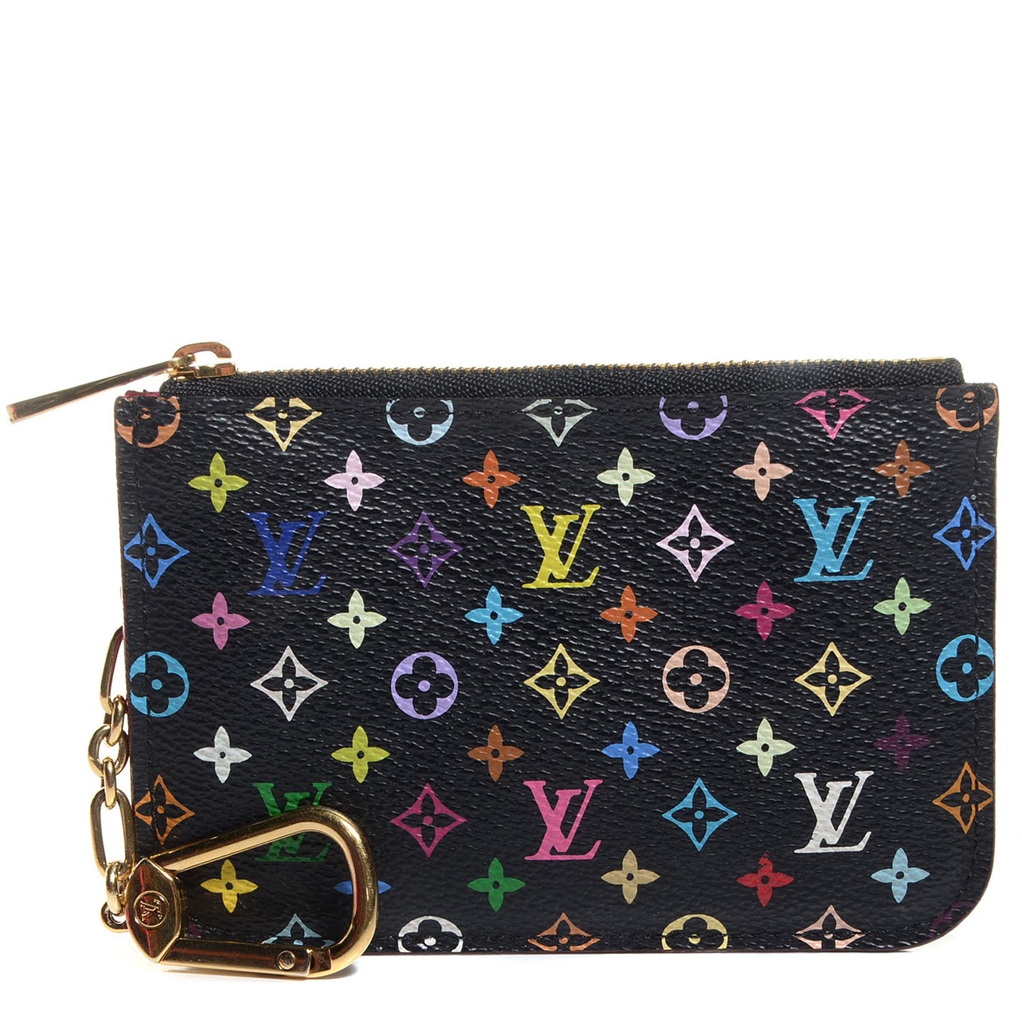 Monogram Multicolor Key Pouch Black Grenade