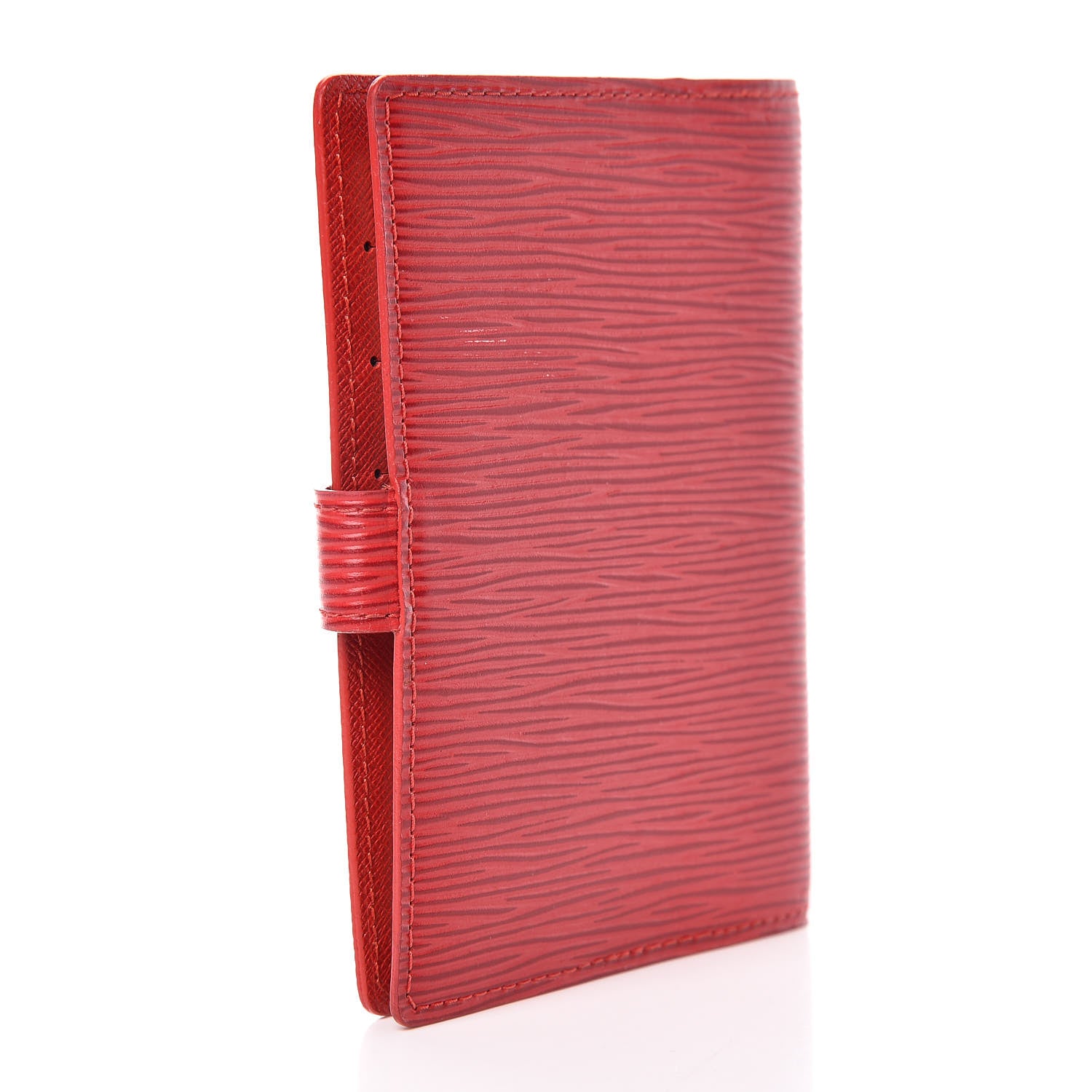 Louis Vuitton Epi Small Ring Agenda Cover Castillan Red 3 of 9