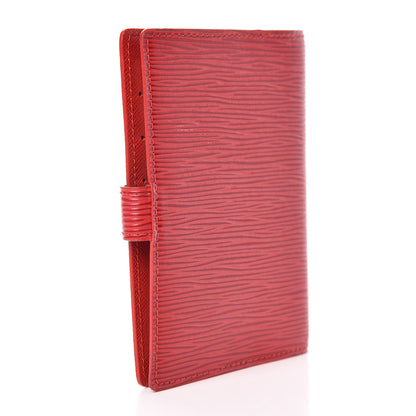 Louis Vuitton Epi Small Ring Agenda Cover Castillan Red 3 of 9