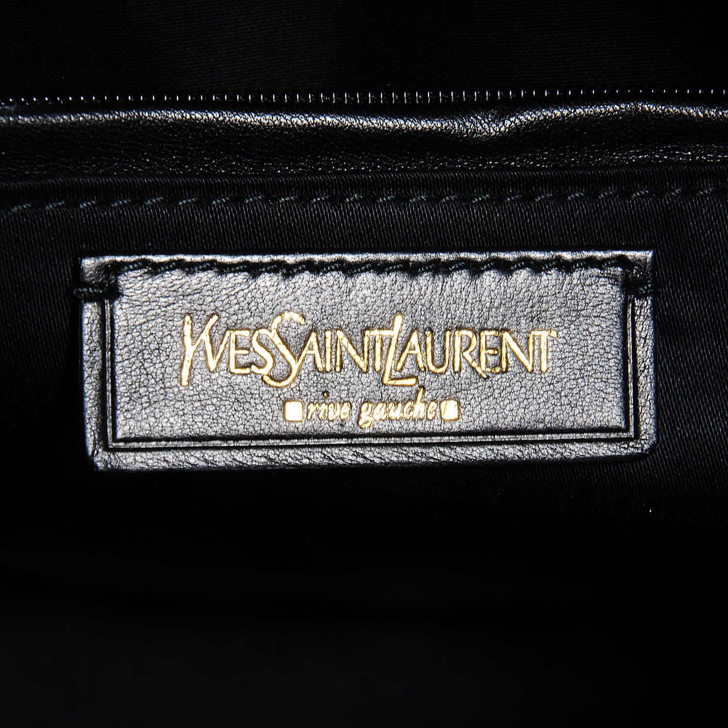 Saint Laurent Textured Patent Large Y-Mail Tote Black 6 of 7
