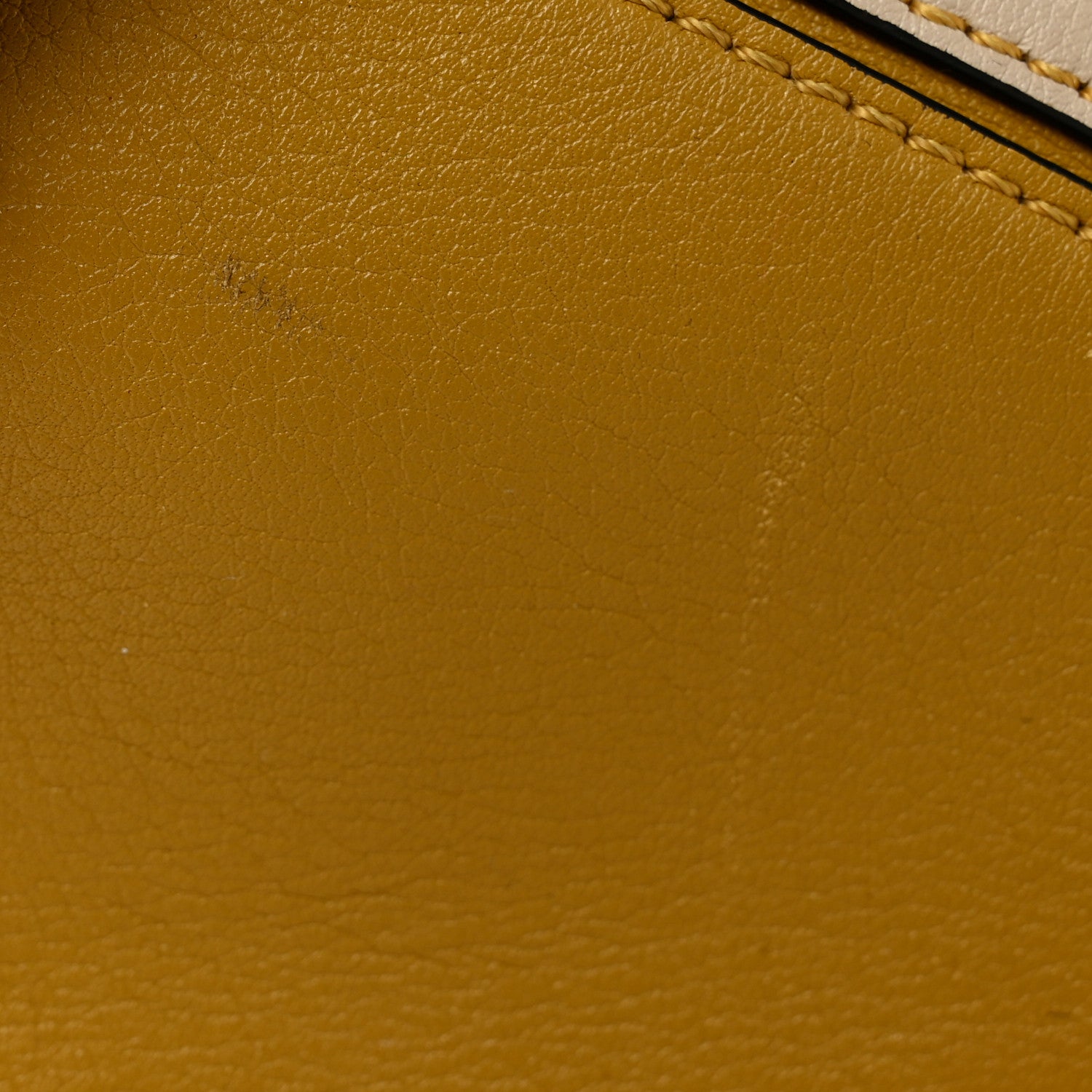 Loewe Grained Calfskin Small Puzzle Bag Ocre Yellow 11 of 13