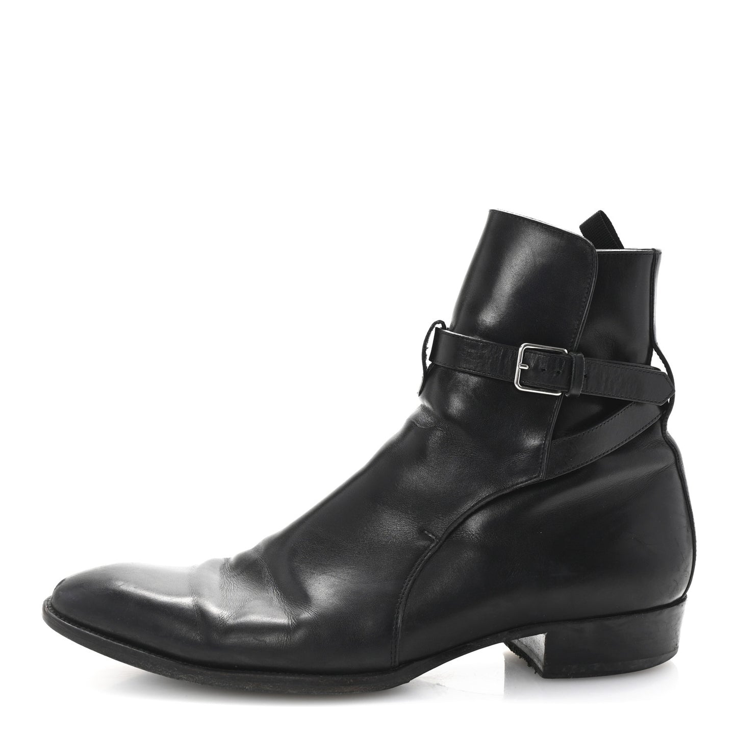 Calfskin Mens Wyatt Chelsea Boots 42 Black