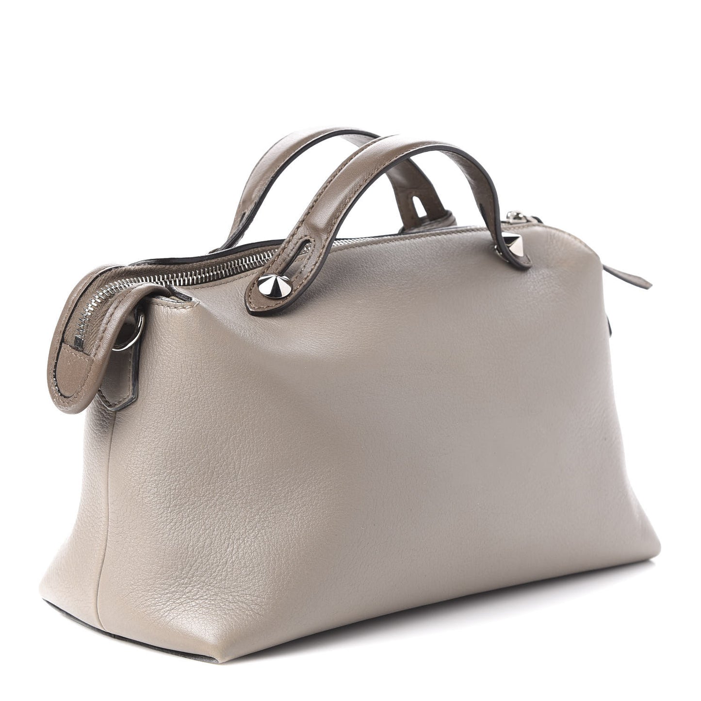 Vitello Dolce Medium By The Way Boston Bag Tortora Seppia