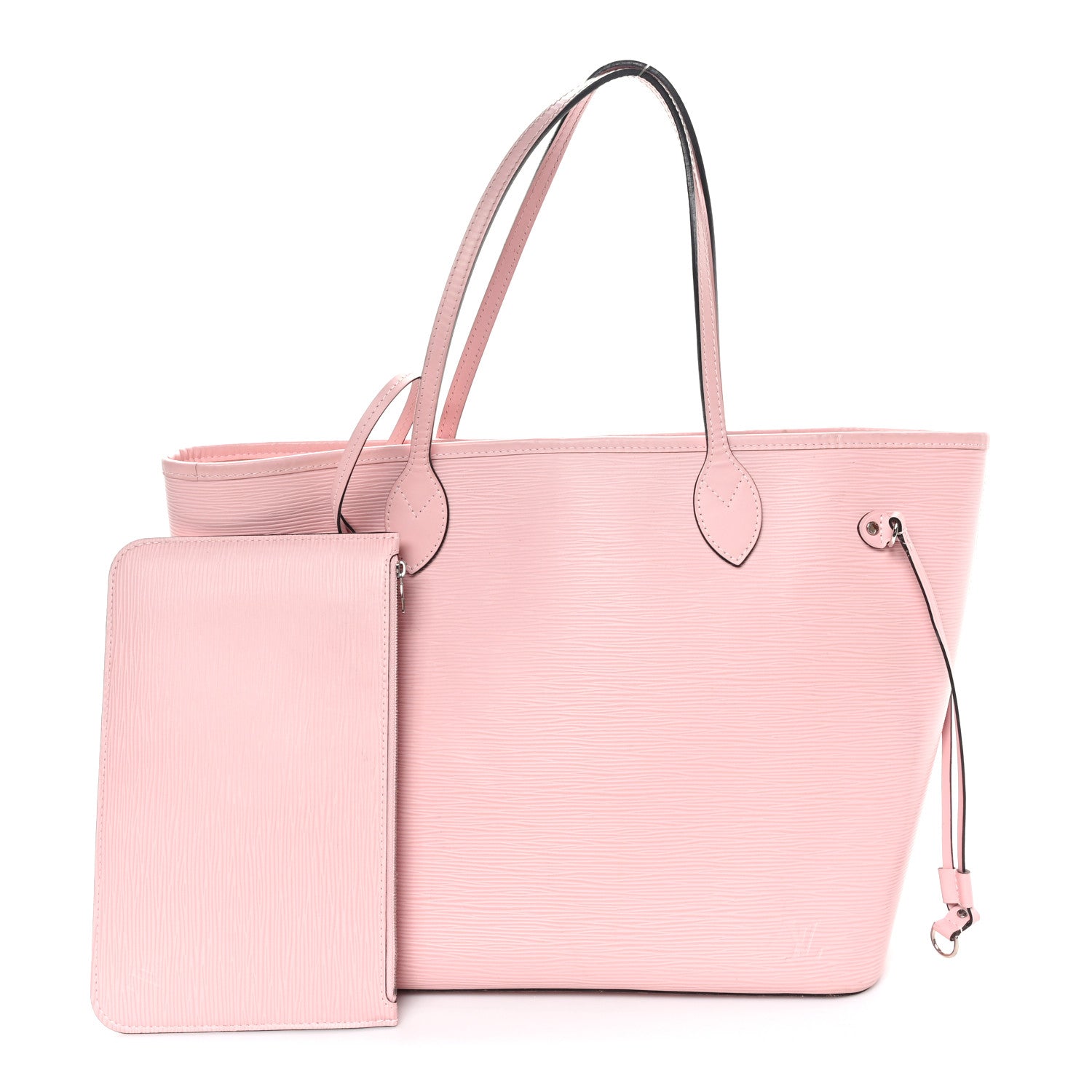 Louis Vuitton Epi Neverfull MM Rose Ballerine 3 of 13