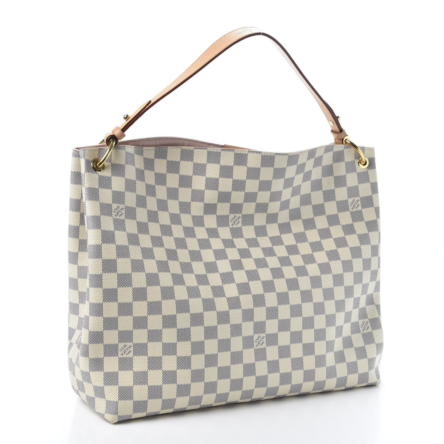 Damier Azur Graceful MM Rose Ballerine