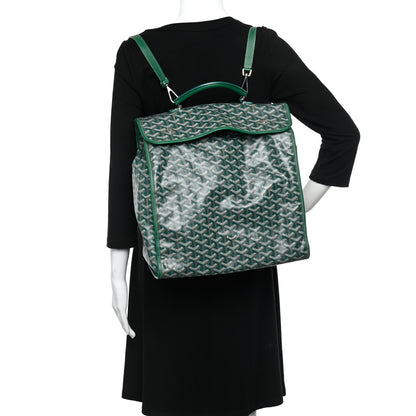 Goyard Goyardine Saint Leger Soft Briefcase Backpack Green 2 of 10