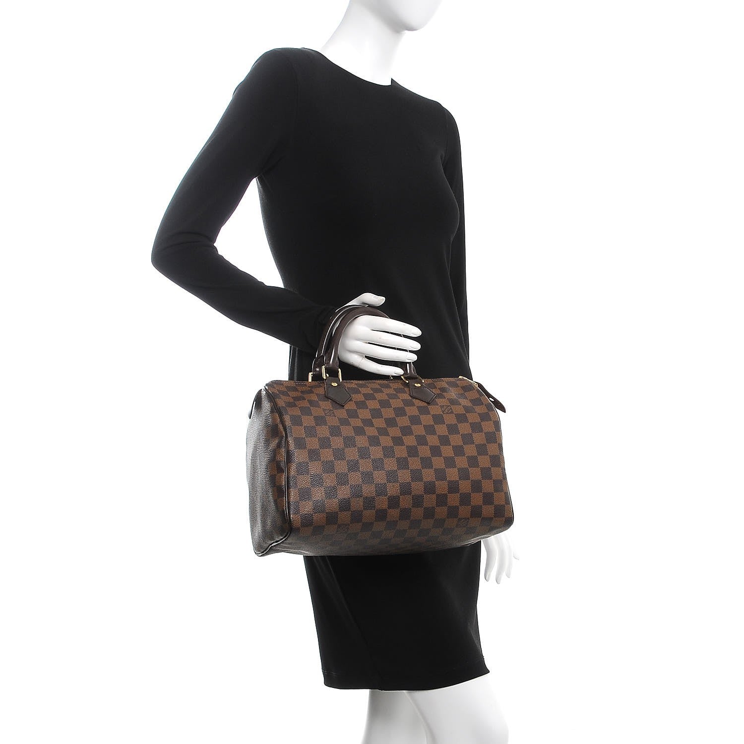 Louis Vuitton Damier Ebene Speedy 30 2 of 14