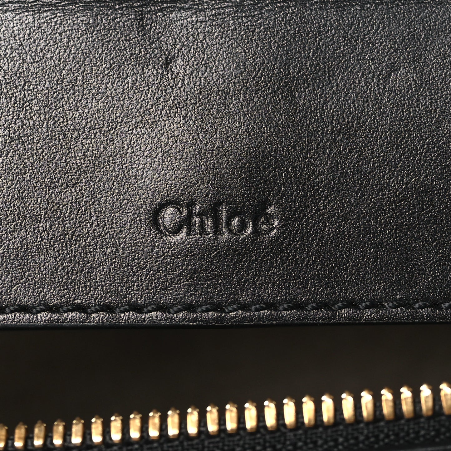 Calfskin Mini C Vanity Bag Black