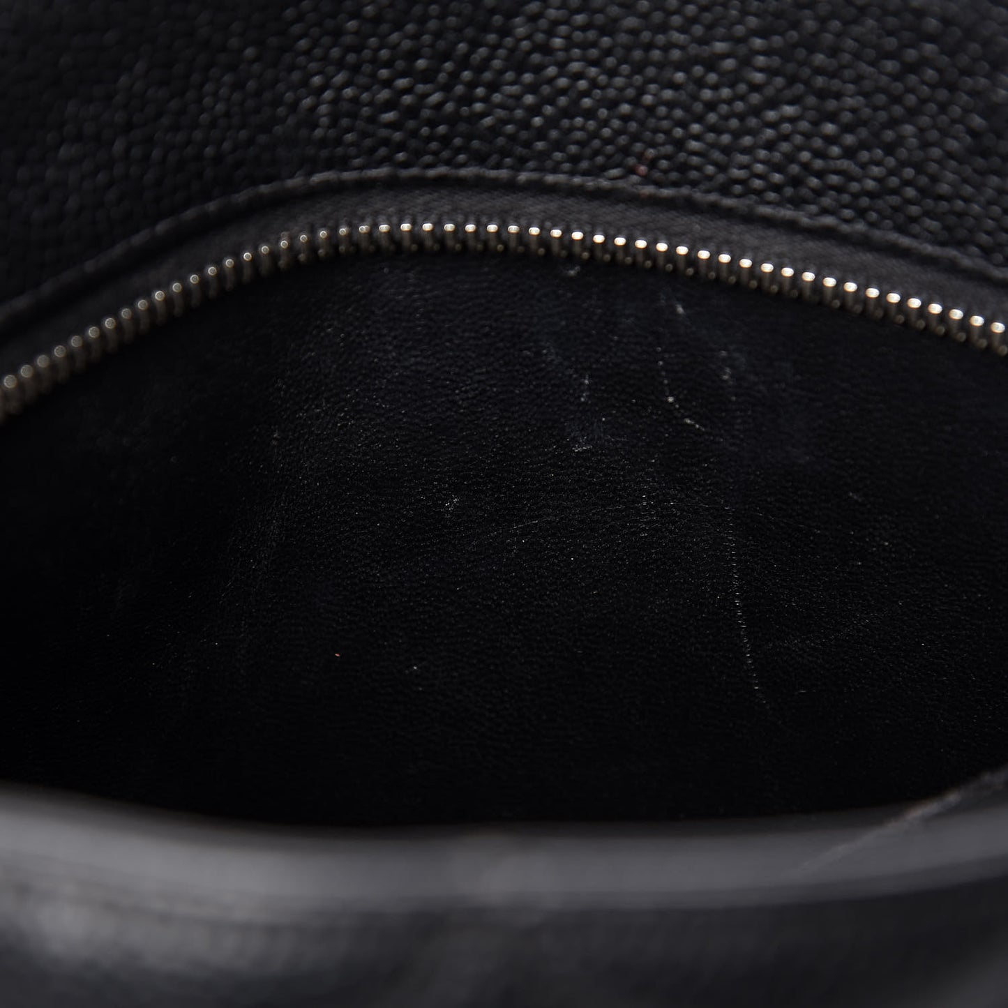 Caviar Quilted Medallion Tote Black