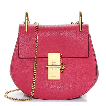 Chloe Grained Lambskin Mini Drew Shoulder Bag Dreamy Pink 1 of 6