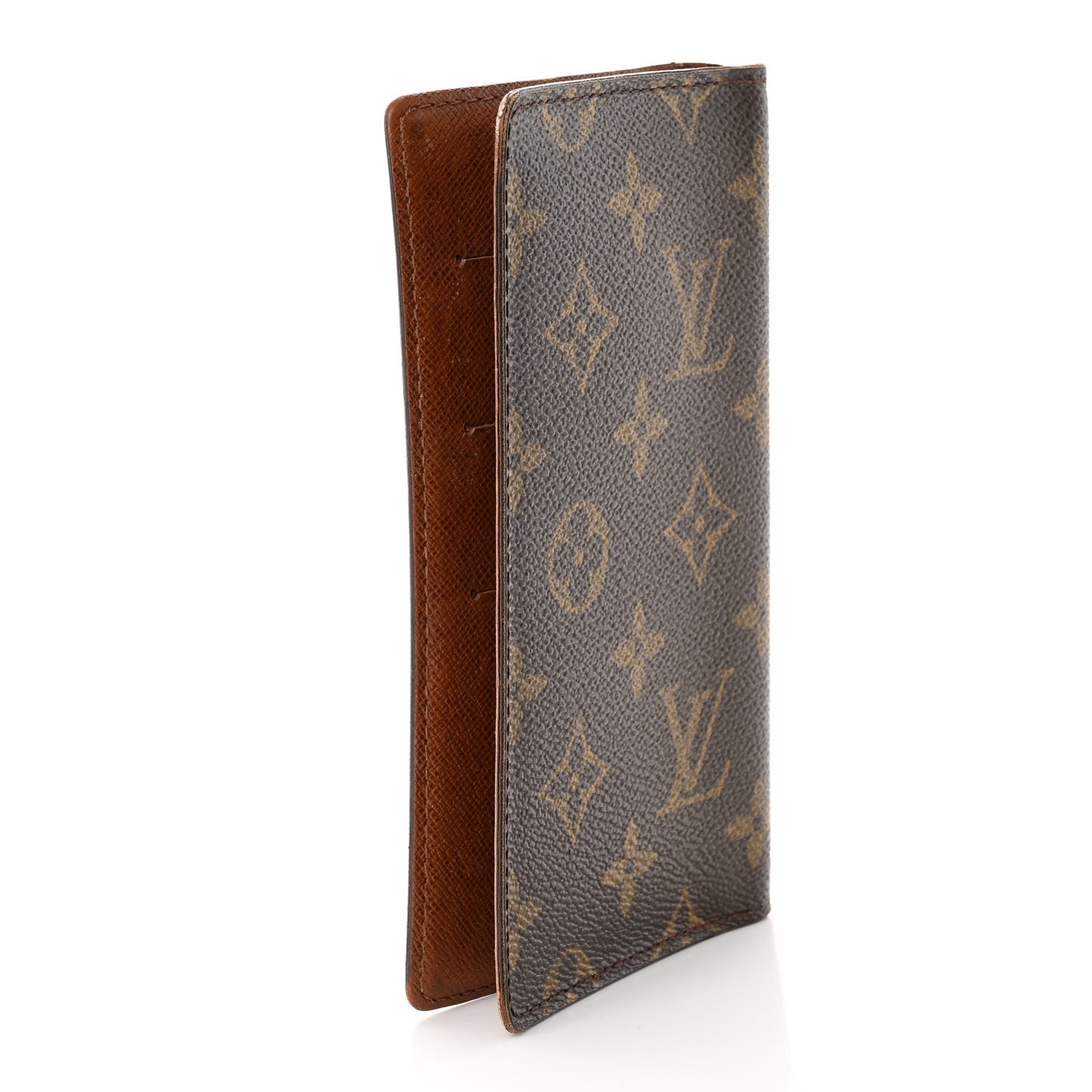 Louis Vuitton Monogram Simple Checkbook Holder Wallet Cover 3 of 15