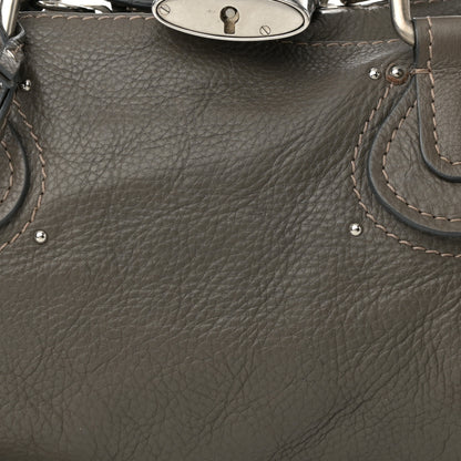 Chloe Calfskin Medium Paddington Satchel Gris Vert 8 of 14