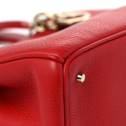 Christian Dior Calfskin Mini Diorissimo Tote 8 of 9