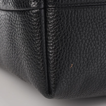 Burberry London Grainy Calfskin Medium Cale Hobo Black 10 of 13