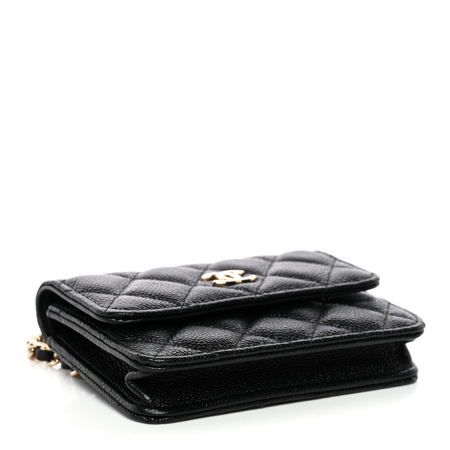 Chanel Caviar Quilted Bow Belt Bag Black 4 of 12