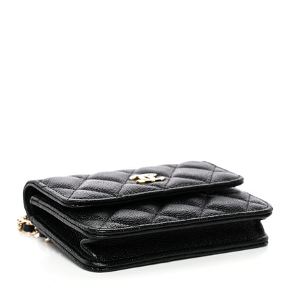 Chanel Caviar Quilted Bow Belt Bag Black 4 of 12