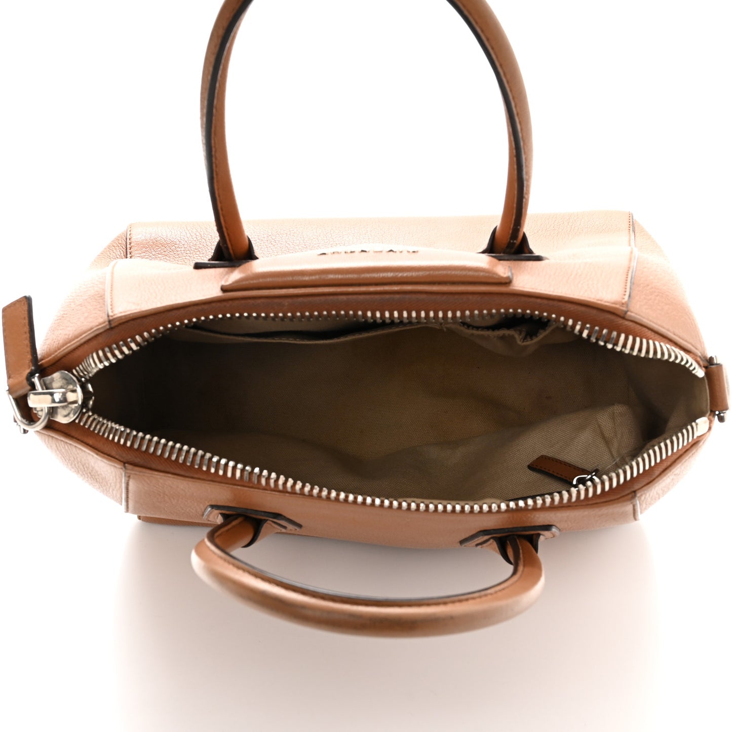 Sugar Goatskin Small Antigona Cognac