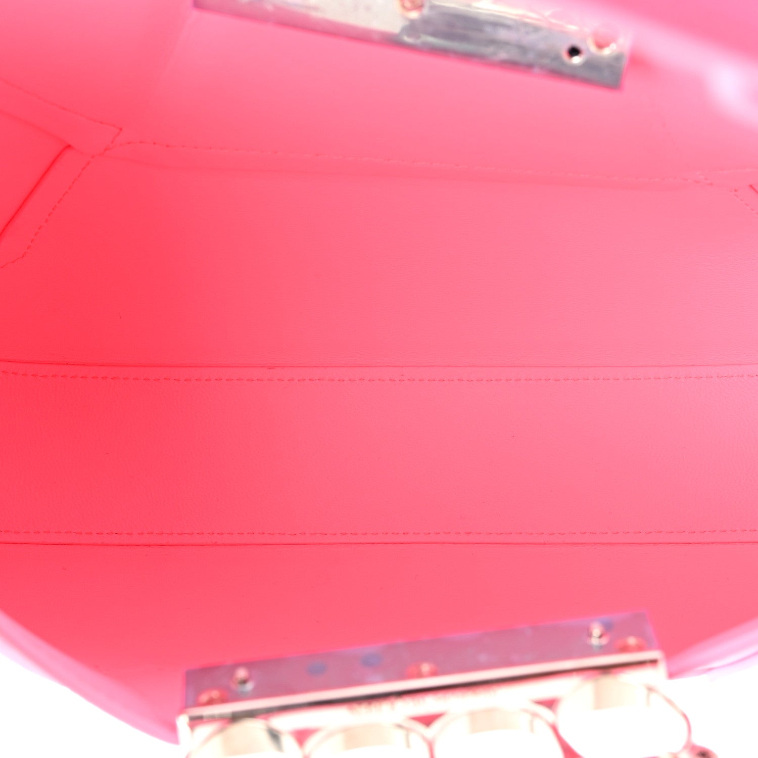 Alexander McQueen Smooth Calfskin Jeweled Hobo Bag Fluo Pink 6 of 14