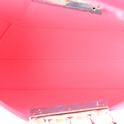 Alexander McQueen Smooth Calfskin Jeweled Hobo Bag Fluo Pink 6 of 14