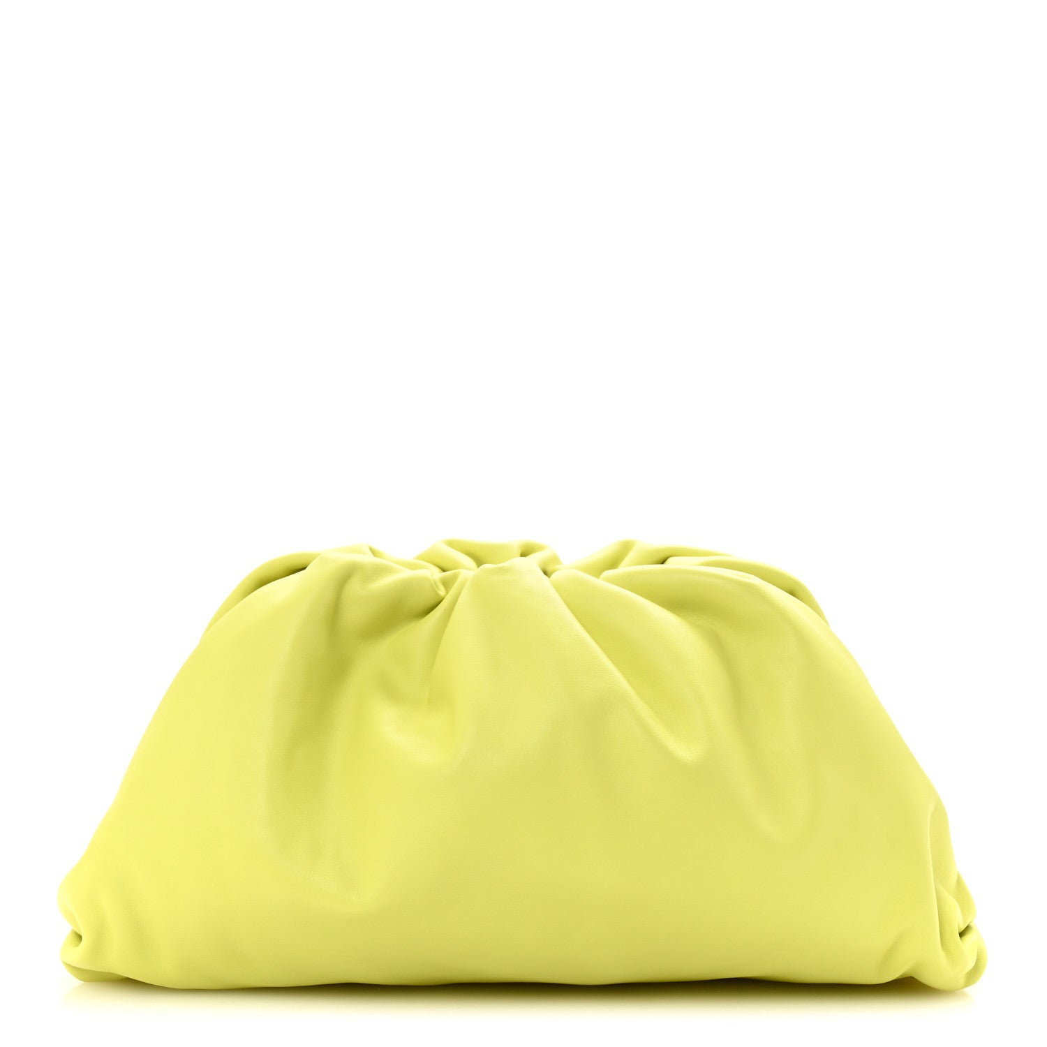 Bottega Veneta Smooth Butter Calf The Pouch Oversized Clutch Kiwi 1 of 7