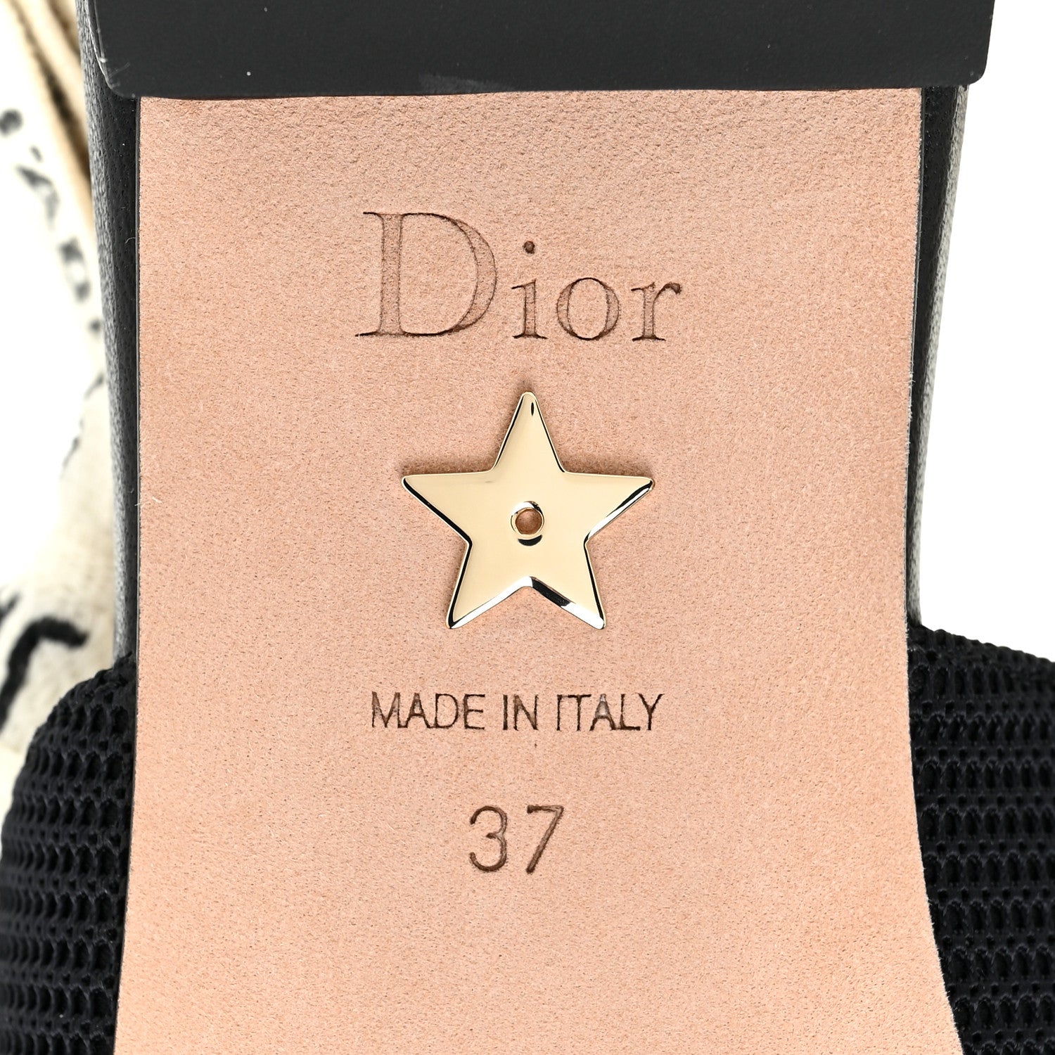 Christian Dior Technical Canvas Ribbon J'Adior Slingback Ballet Flats 37 Black 8 of 11