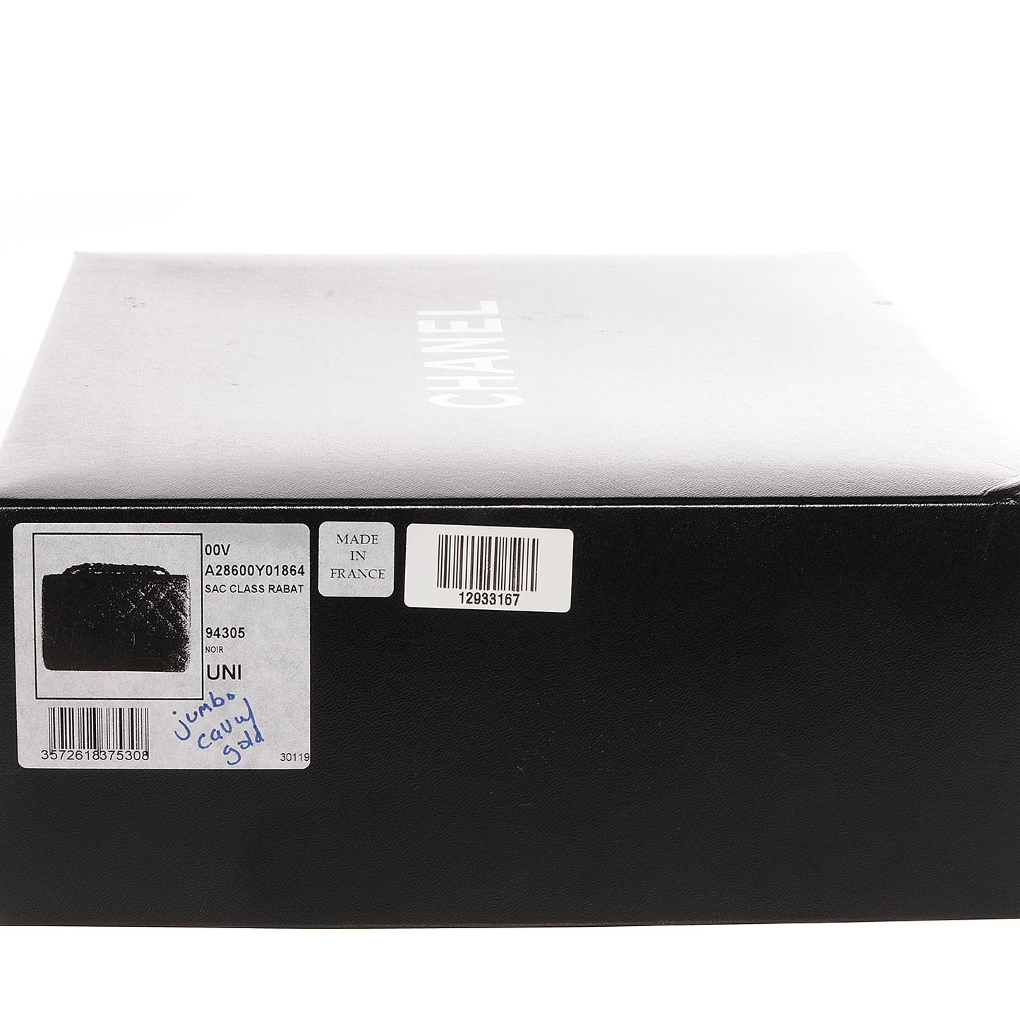 Caviar Jumbo Single Flap Black