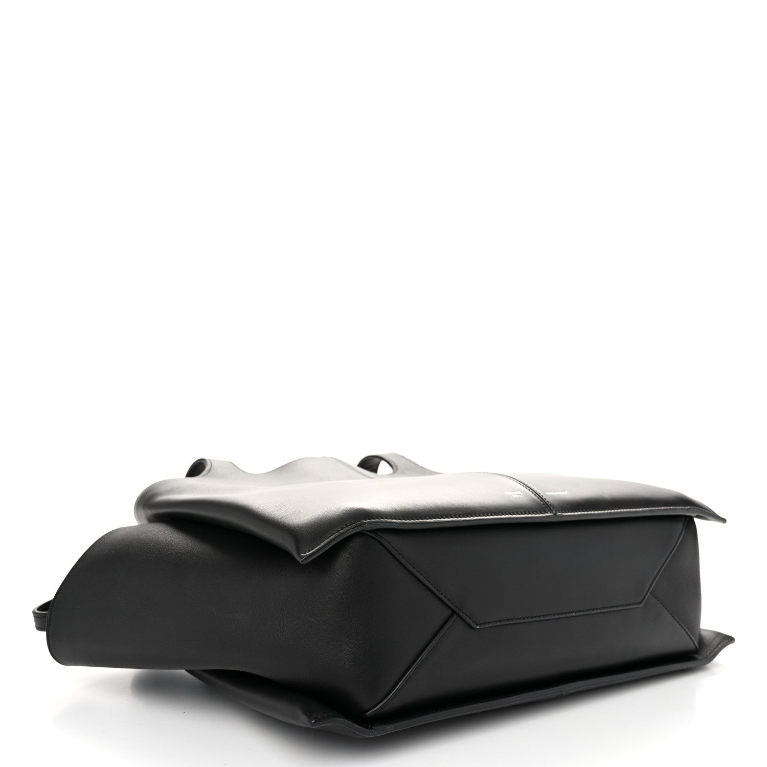 Celine Smooth Calfskin Small Tri-Fold Bag Black 4 of 11