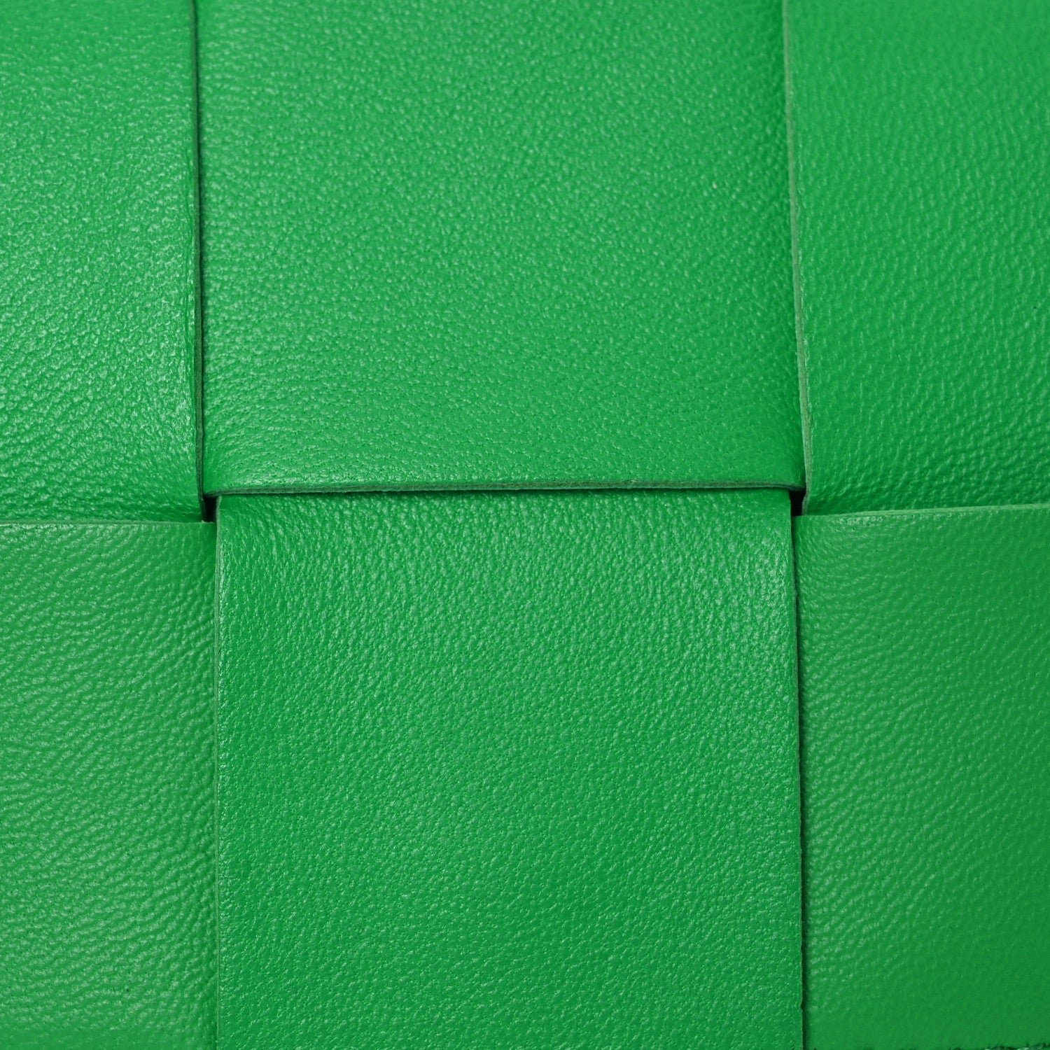 Bottega Veneta Lambskin Maxi Intreccio Candy Cassette Crossbody Bag Green 7 of 12