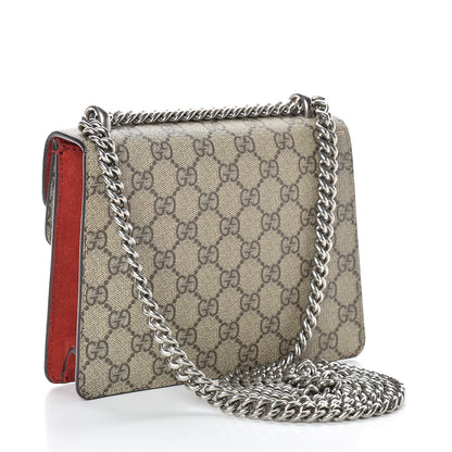 Gucci GG Supreme Monogram Mini Dionysus Shoulder Bag Hibiscus Red 3 of 13