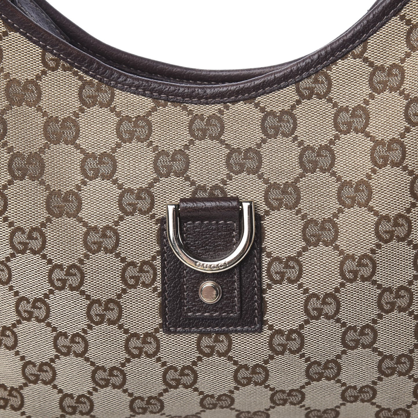 Monogram Medium Abbey D Ring Hobo Brown
