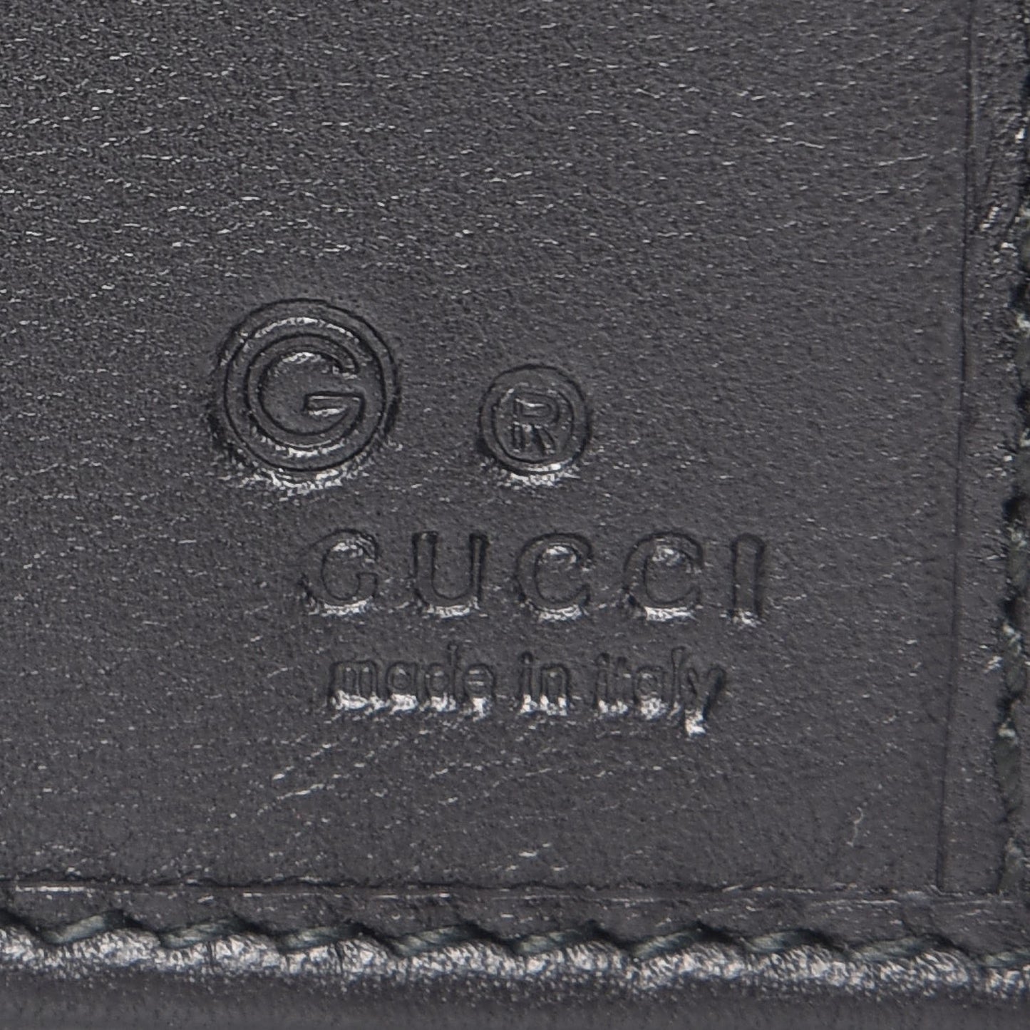Microguccissima Continental Flap Wallet Black