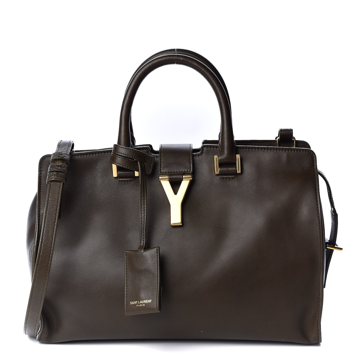 Saint Laurent Calfskin Small Classic Y Cabas Grey 1 of 8