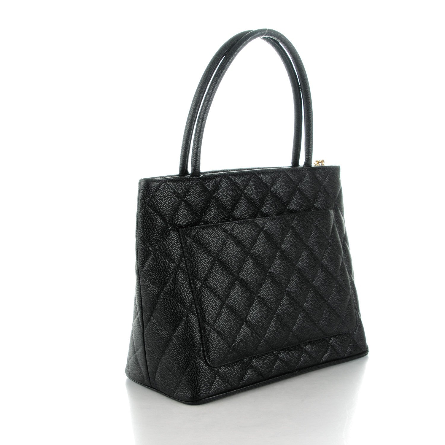 Chanel Caviar Quilted Medallion Tote Black 3 of 7