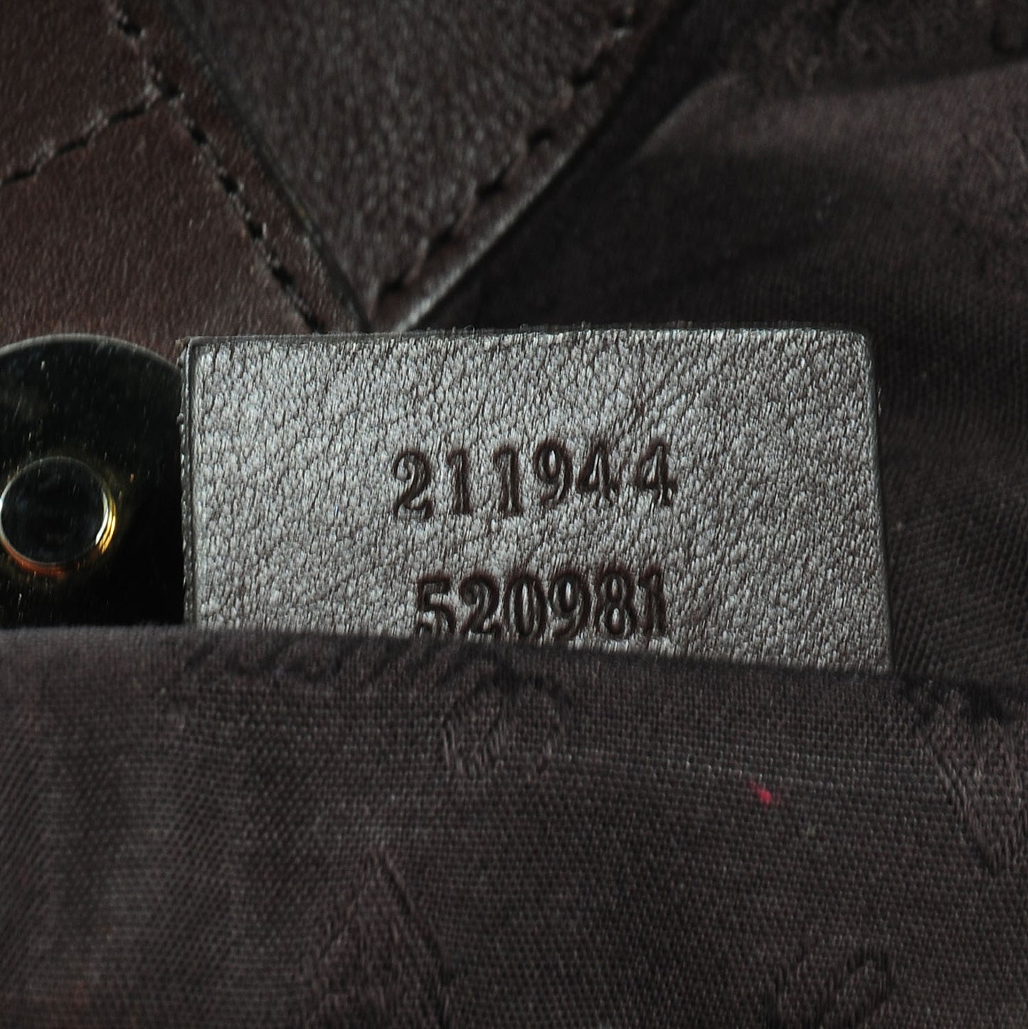 Guccissima Medium Sukey Tote Chocolate