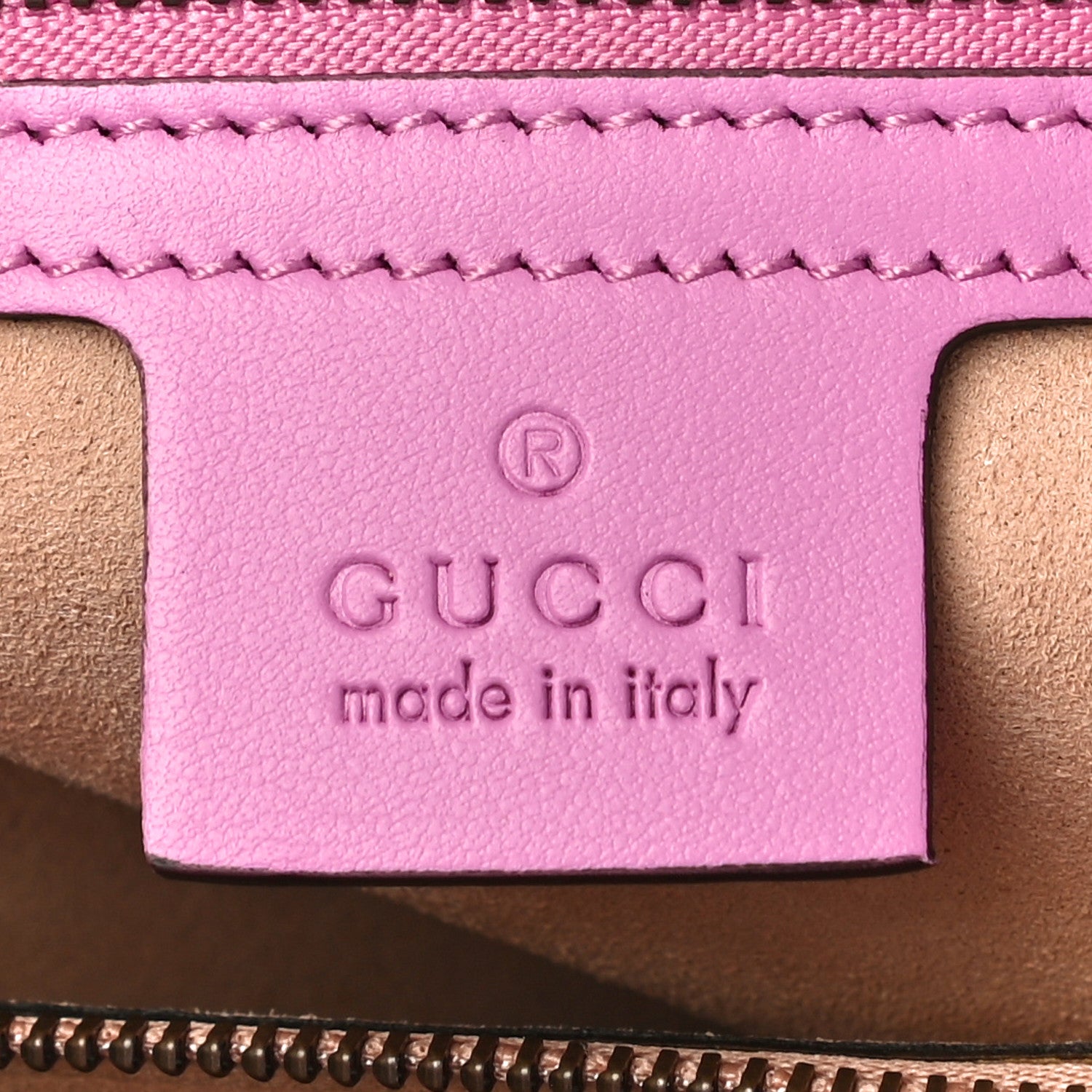 Gucci Calfskin Matelasse Small GG Marmont Tote Candy Mousse 6 of 11
