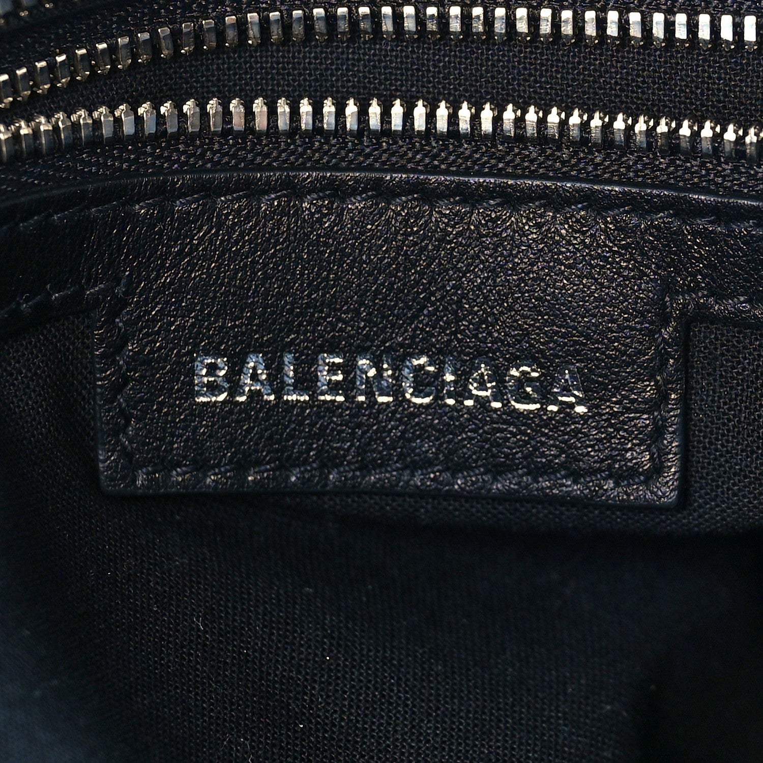 Balenciaga Denim BB Monogram Neo Cagole City Handbag Blue 5 of 7