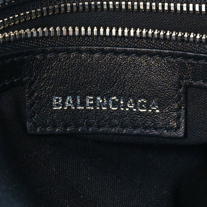 Balenciaga Denim BB Monogram Neo Cagole City Handbag Blue 5 of 7