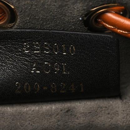 Fendi Vitello King F is Fendi Logo Embossed Mini Mon Tresor Bucket Bag Cuoio 7 of 11