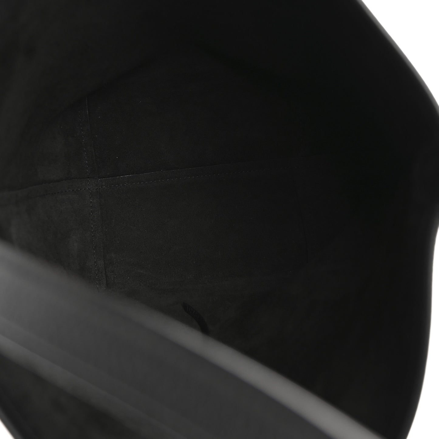 Grained Calfskin Medium N/S Park Tote Black