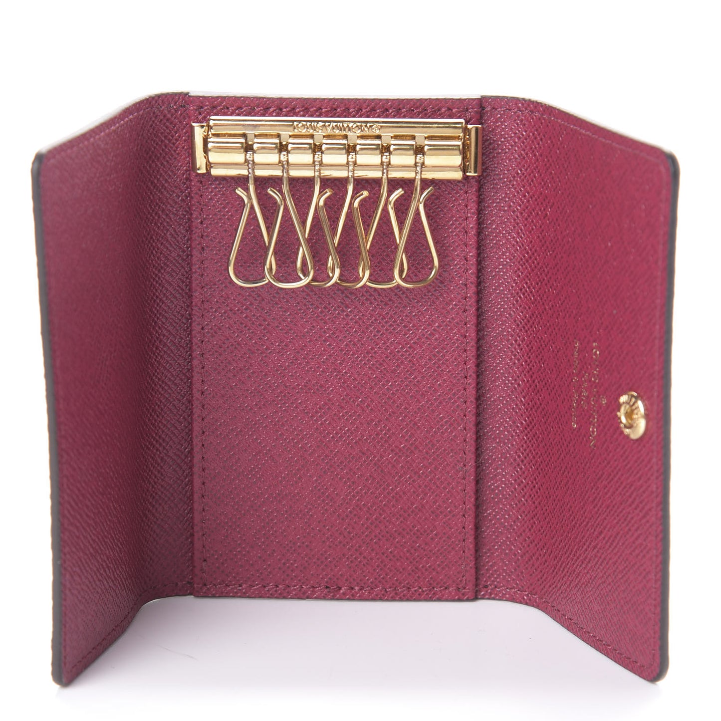 Monogram 6 Key Multicles Holder Fuchsia