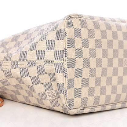 Louis Vuitton Damier Azur Neo Neverfull MM Rose Ballerine 16 of 19