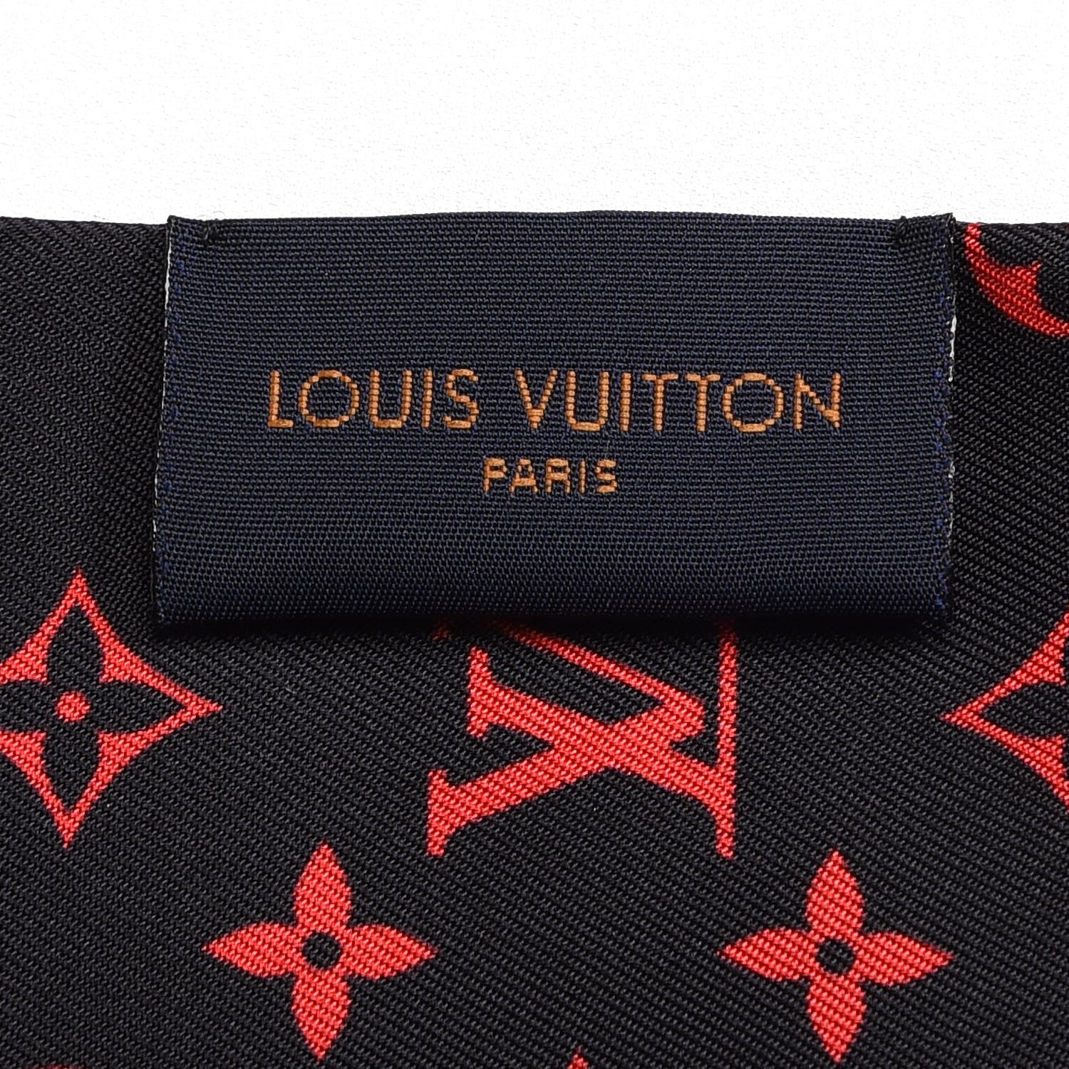 Louis Vuitton Silk Monogram Tribute To Alma BB Bandeau Black 4 of 4
