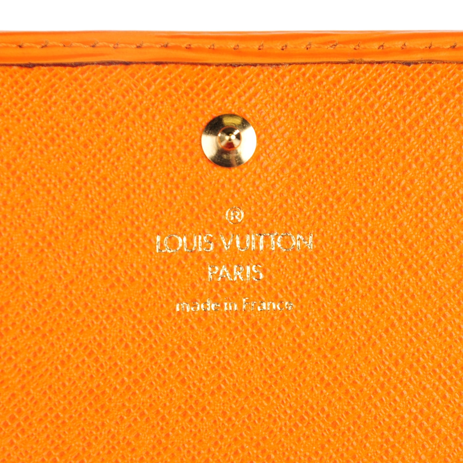 Louis Vuitton Epi Porte-Monnaie Billets Tresor Wallet Mandarine 5 of 8