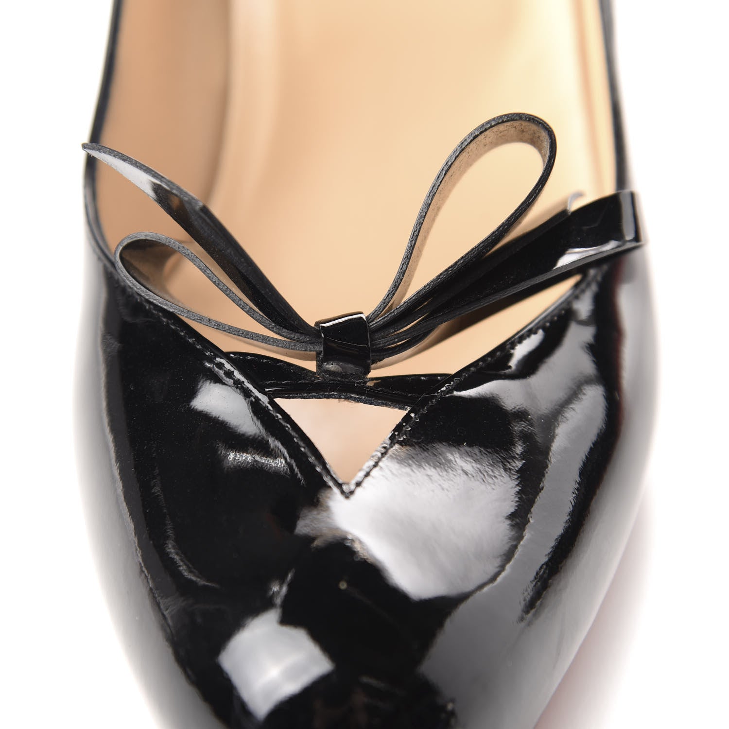 Christian Louboutin Patent Vinodo Bow 85 Pumps 40.5 Black 12 of 12